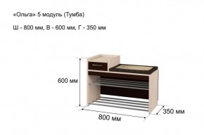 ОЛЬГА 5 Тумба в Нижневартовске - niznevartovsk.ok-mebel.com | фото 3