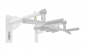 Турник настенный DRAGO цв. белый-серый FLEXTER PROFI в Нижневартовске - niznevartovsk.ok-mebel.com | фото