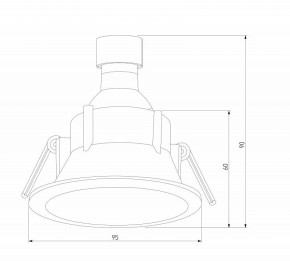 Встраиваемый светильник Elektrostandard Side 25059/01 в Нижневартовске - niznevartovsk.ok-mebel.com | фото 6