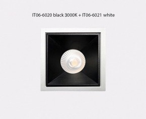 Встраиваемый светильник Italline IT06-6020 IT06-6020 black 3000K + IT06-6021 black в Нижневартовске - niznevartovsk.ok-mebel.com | фото 3