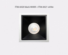 Встраиваемый светильник Italline IT06-6020 IT06-6020 black 4000K + IT06-6021 black в Нижневартовске - niznevartovsk.ok-mebel.com | фото 3