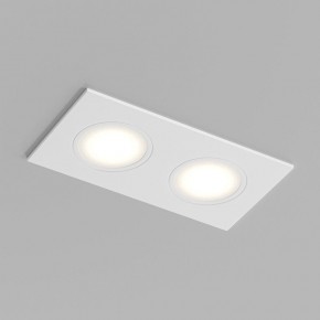 Встраиваемый влагозащищенный светильник PORT, 2?15 Вт макс., LED, GU5.3, IP65, корпус из полимера, цвет белый в Нижневартовске - niznevartovsk.ok-mebel.com | фото