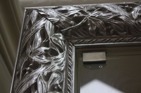 Зеркало большое Тиффани Premium черная/серебро (ТФ/02(П) в Нижневартовске - niznevartovsk.ok-mebel.com | фото 4