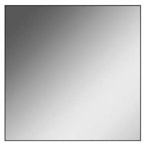 Зеркало Corsica 600х600 black без подсветки Sansa (SB1064Z) в Нижневартовске - niznevartovsk.ok-mebel.com | фото 1