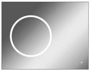 Зеркало Eclipse 90 black с подсветкой Sansa (SE1031Z) в Нижневартовске - niznevartovsk.ok-mebel.com | фото