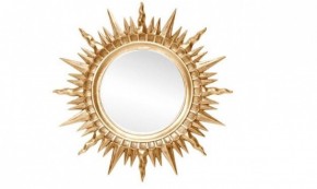 Зеркало круглое золото (1810(1) в Нижневартовске - niznevartovsk.ok-mebel.com | фото 1