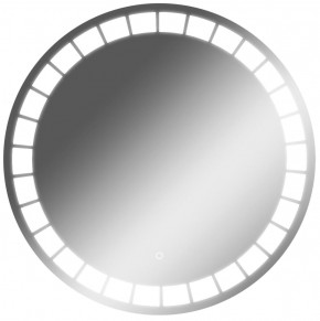 Зеркало Маскат 700х700 с подсветкой Домино (GL7057Z) в Нижневартовске - niznevartovsk.ok-mebel.com | фото