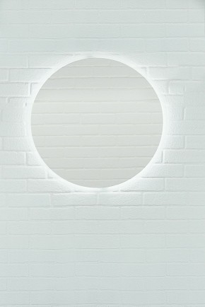 Зеркало Moon 72 white с подсветкой Sansa (SMo1046Z) в Нижневартовске - niznevartovsk.ok-mebel.com | фото 3
