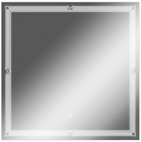 Зеркало Паликир 700х700 с подсветкой Домино (GL7051Z) в Нижневартовске - niznevartovsk.ok-mebel.com | фото 1