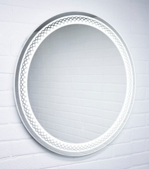 Зеркало Прая 700х700 с подсветкой Домино (GL7048Z) в Нижневартовске - niznevartovsk.ok-mebel.com | фото 3